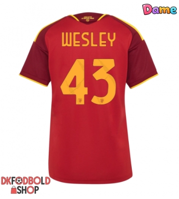 AS Roma Wesley Franca #43 Hjemmebanetrøje Dame 2026-27 Kort ærmer AS Roma Wesley Franca #43 Hjemmebanetrøje Dame 2026-27 Kort ærmer